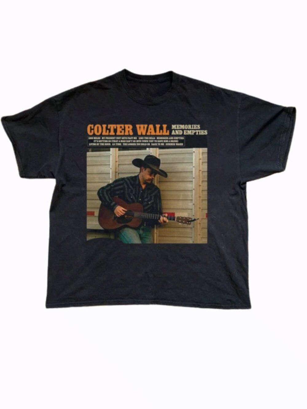 Colter Wall Memories And Empties Graphic Band T-Shirt